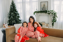 Load image into Gallery viewer, Santa and Cookie Women&#39;s Button Down Set
