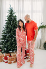 Load image into Gallery viewer, Santa and Cookie Women&#39;s Button Down Set
