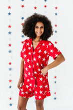 Load image into Gallery viewer, Red Star Women’s Button Down Short Set
