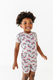 Motorbike Pajama Short Set