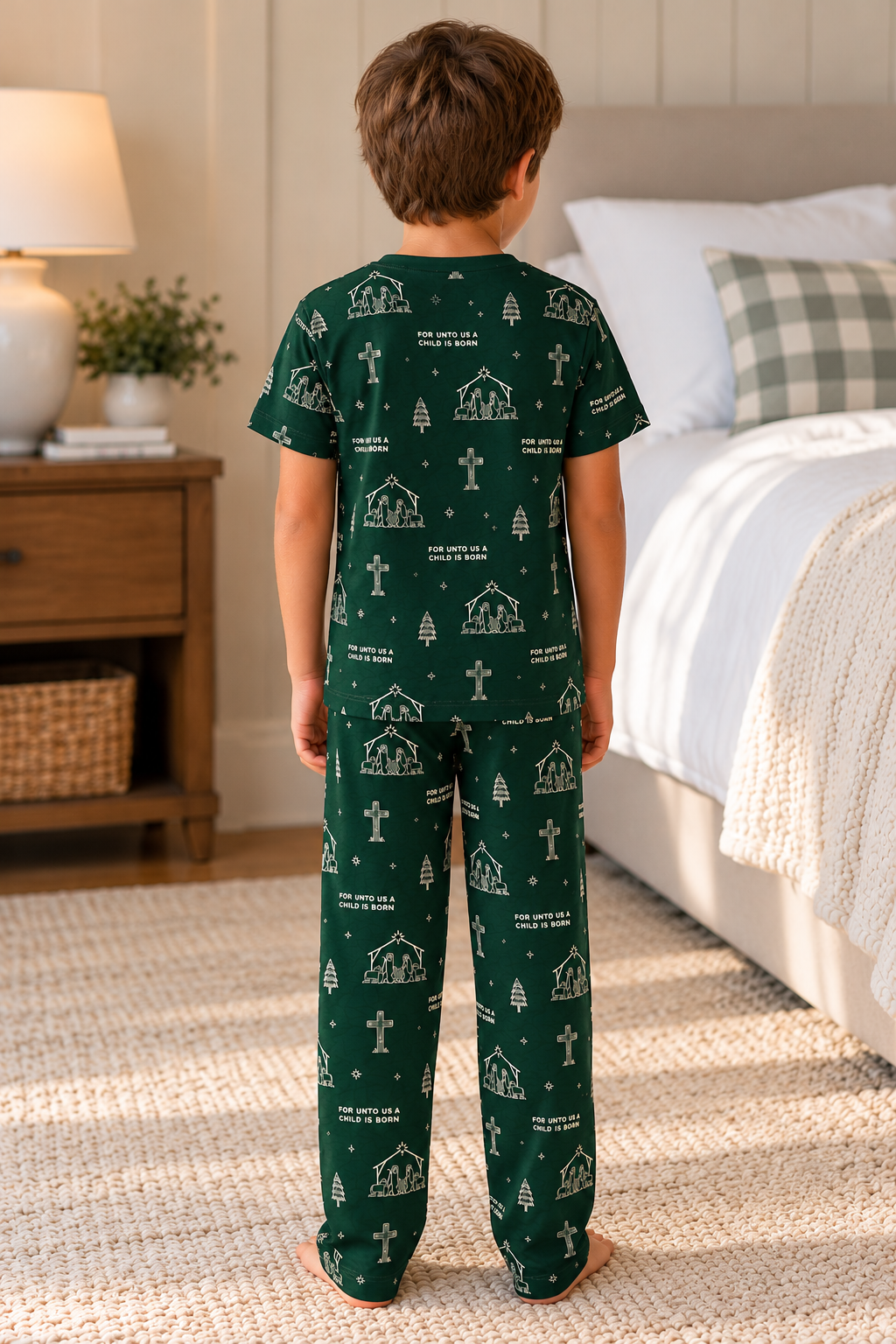 LPC X Sydney Rae Bass Green Nativity Kid's Lounge Set