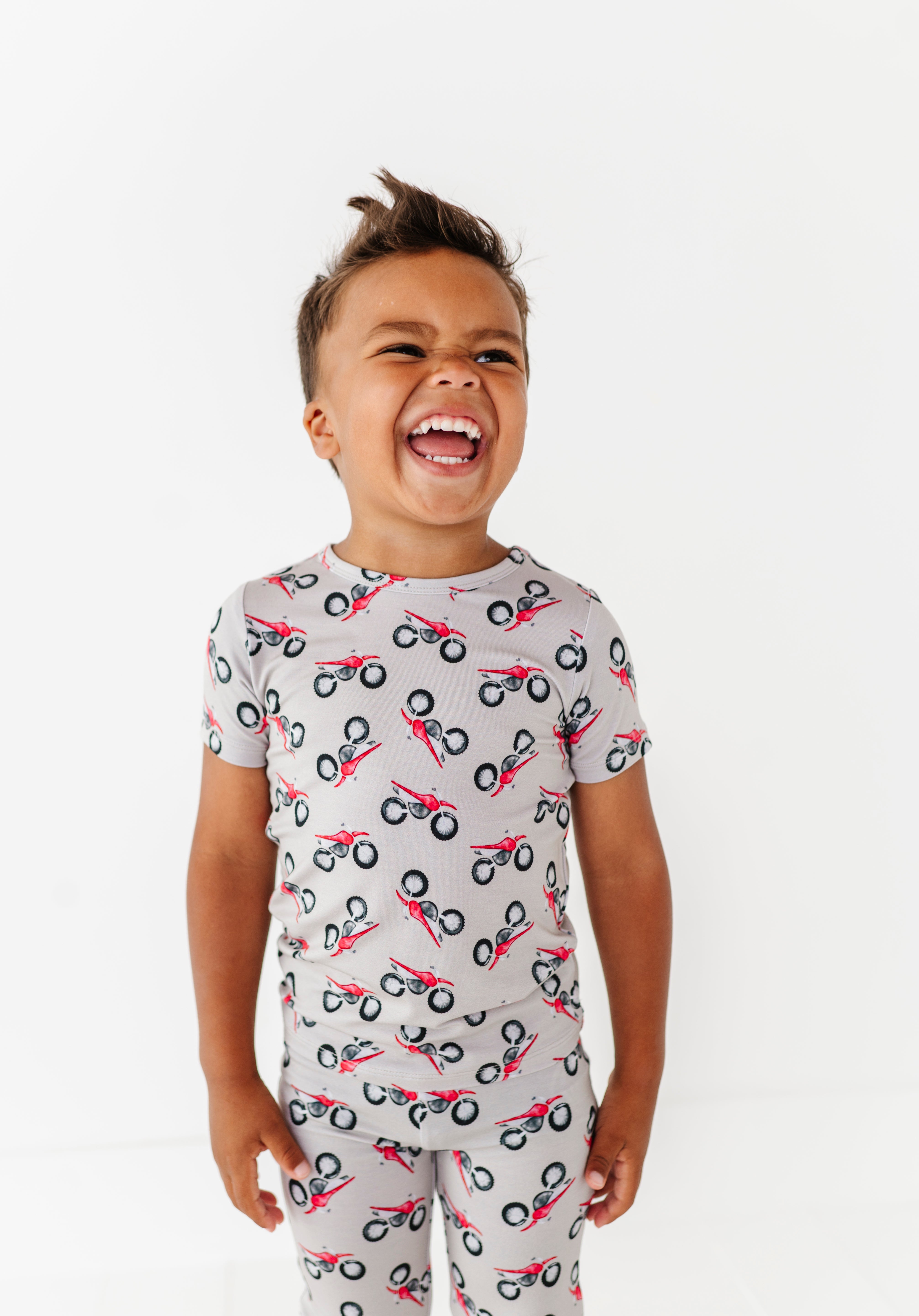 Motorbike Two Piece Pajama Set