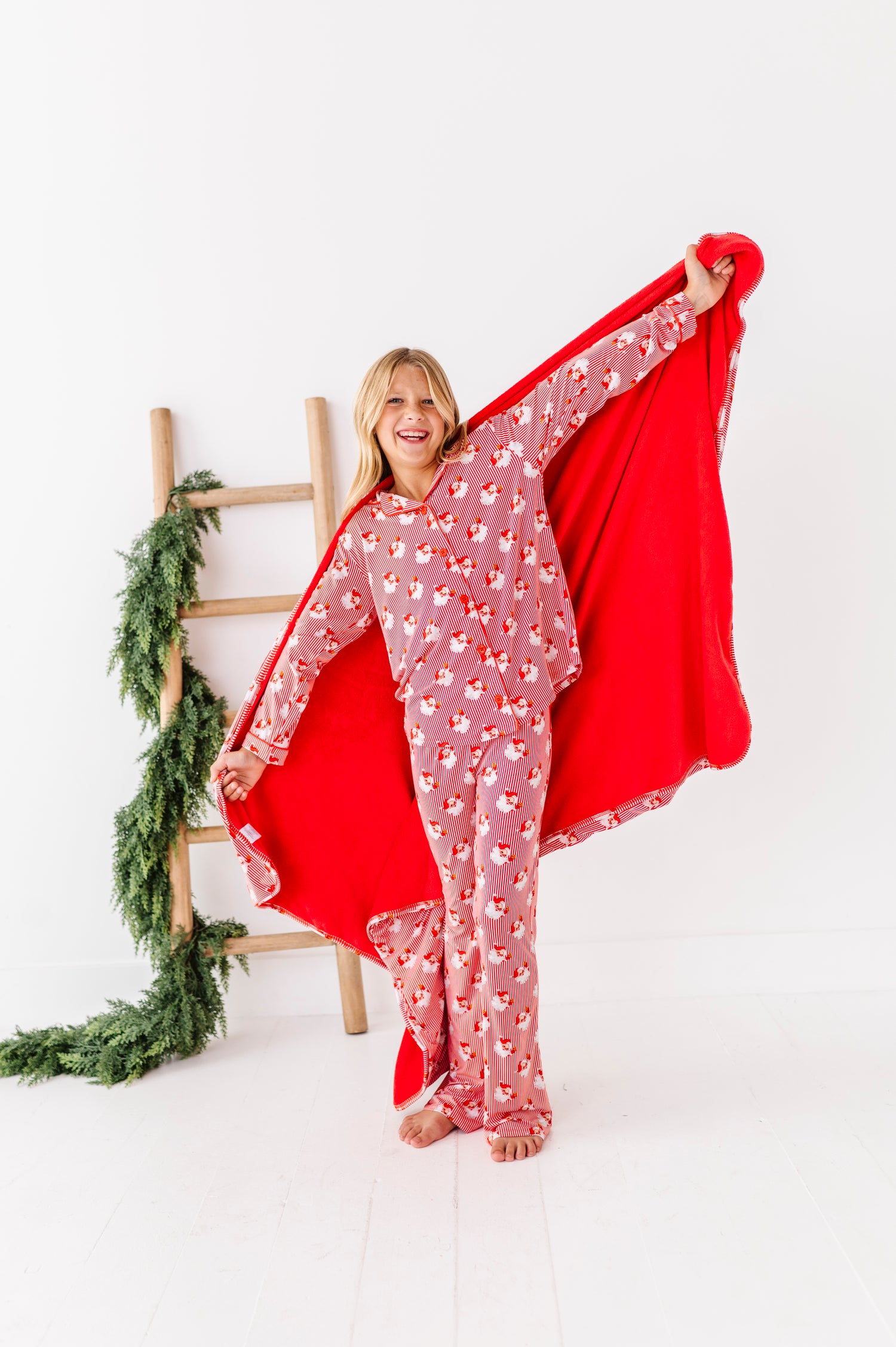 Santa and Cookie Plush Blanket