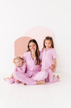 Load image into Gallery viewer, Pink Bow and Checks Women&#39;s Flare Set
