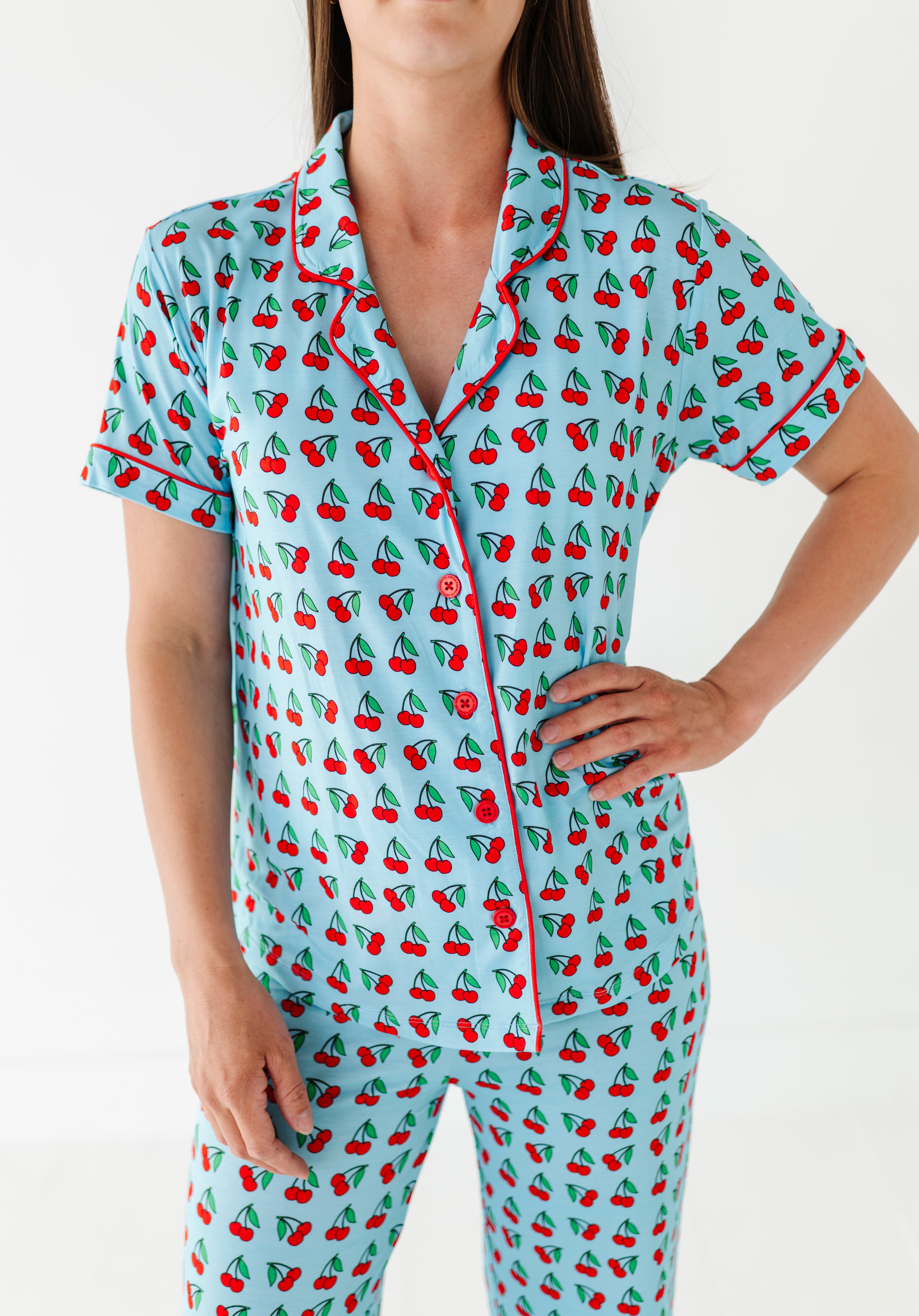Cherries Women's Flare Set