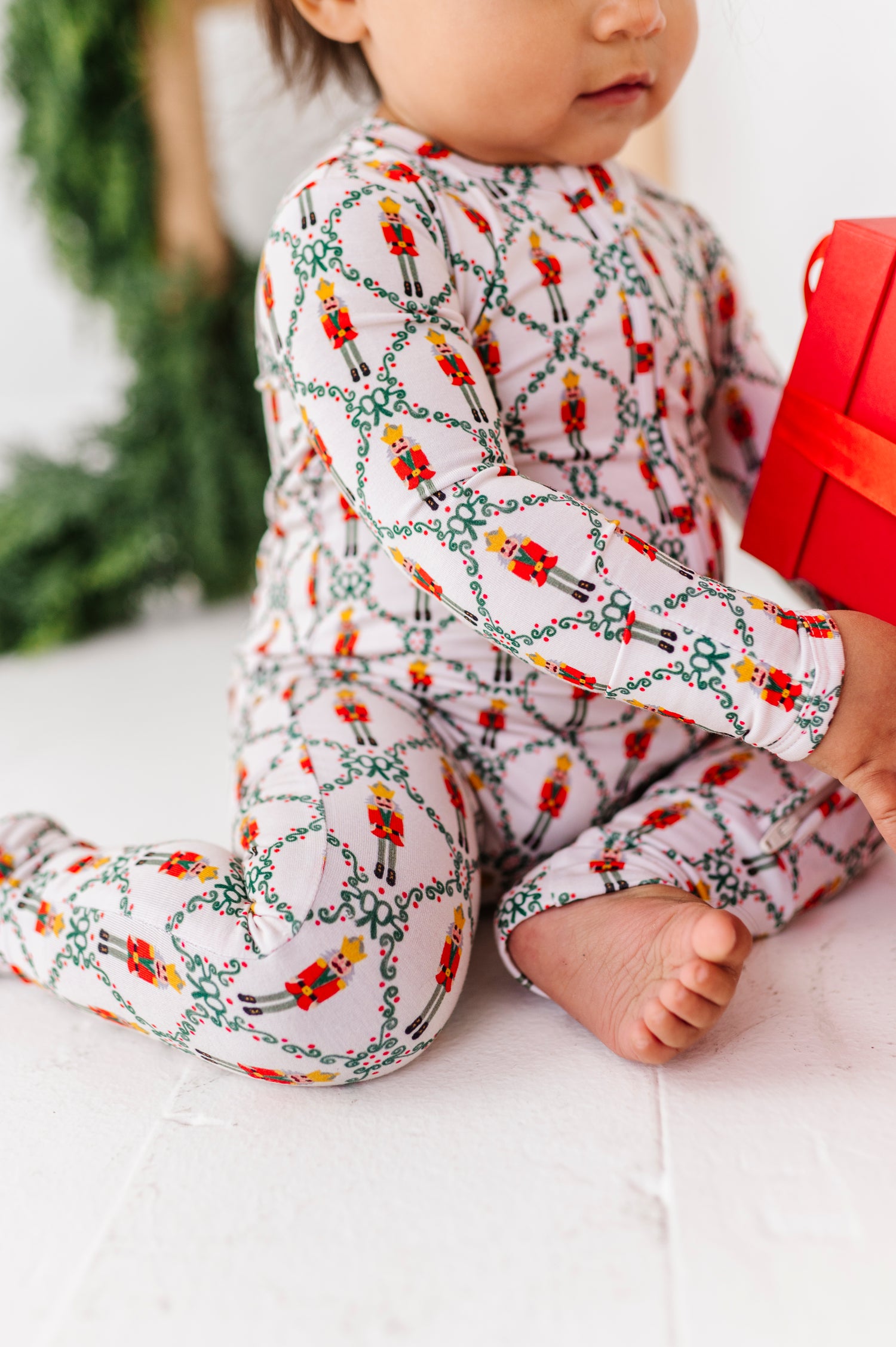 Nutcracker Zipper Onesie