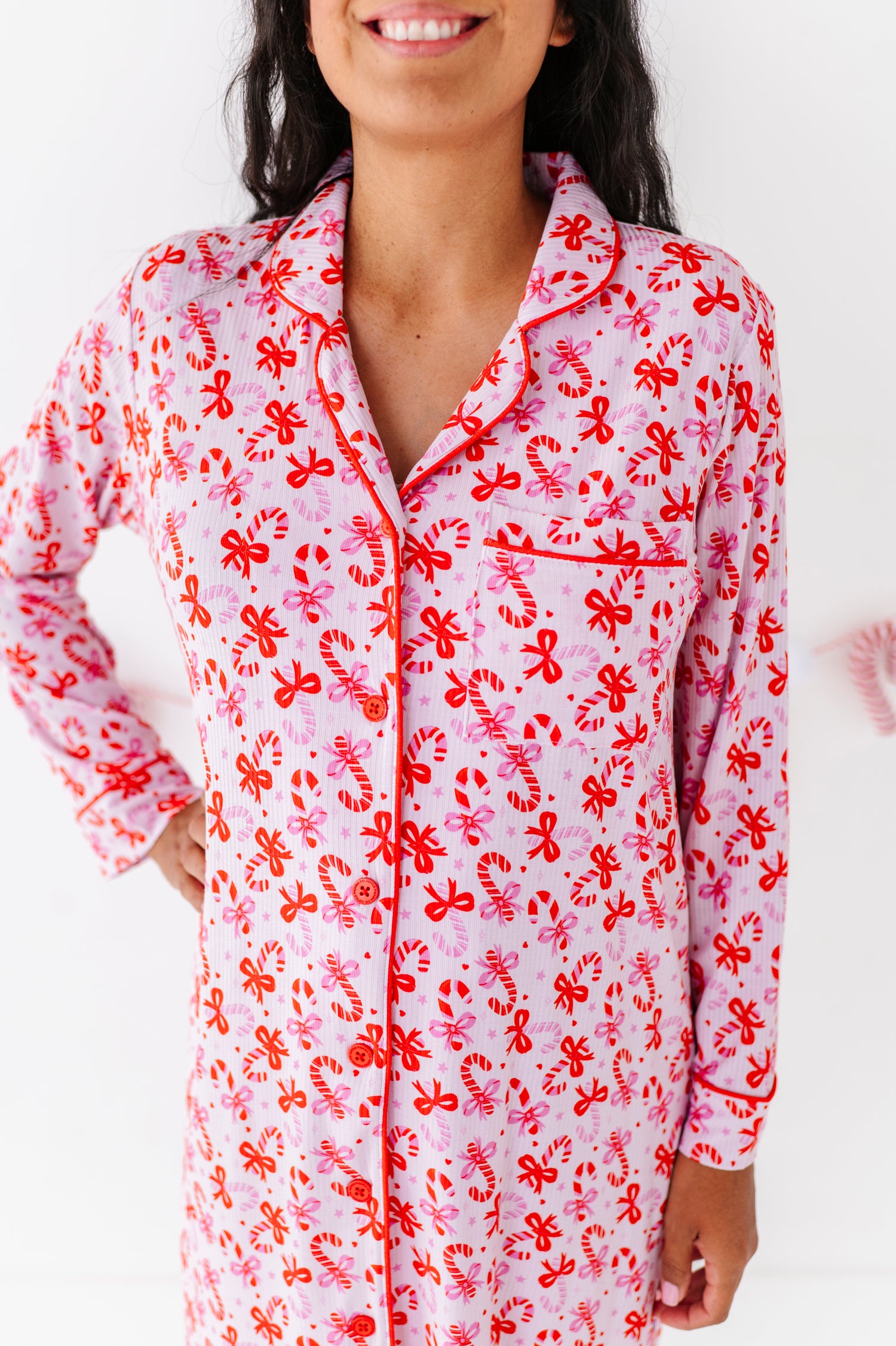 Candy Cane Women's Nightgown