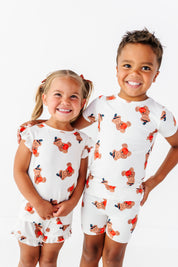 Halloween Bear Pajama Short Set