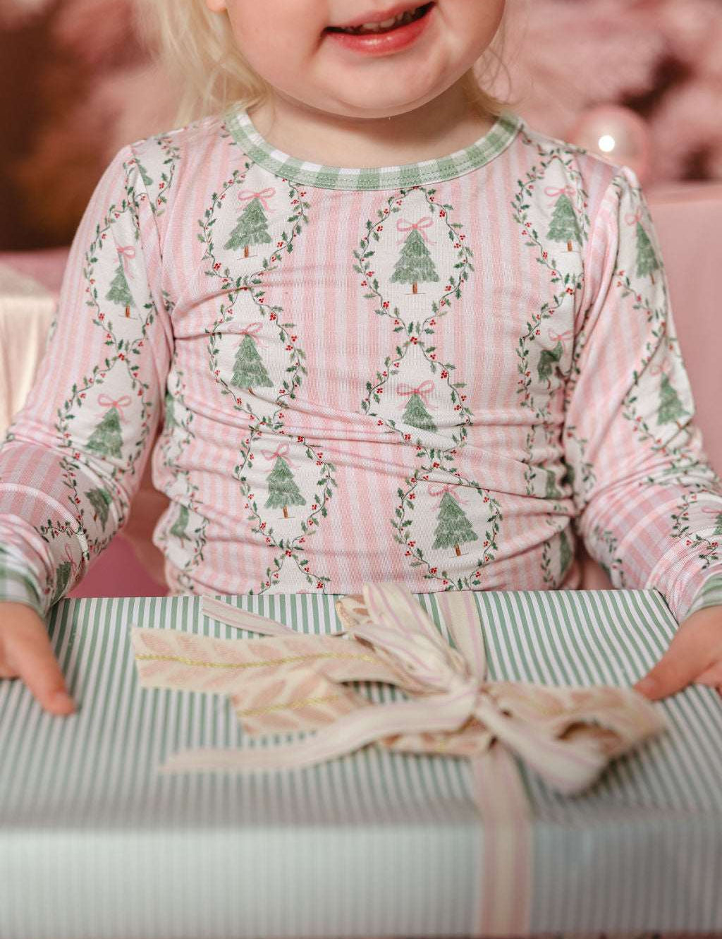 LPC X Tiffany Houghton Bow-Ho-Ho Two Piece Pajama Set