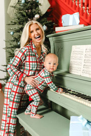 LPC X Tiffany Houghton Christmas Plaid Women's Ruffle Flare Set