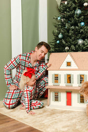LPC X Tiffany Houghton Christmas Plaid Two Piece Pajama Set