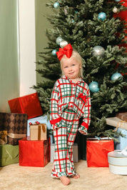 LPC X Tiffany Houghton Christmas Plaid Girls Flare Set