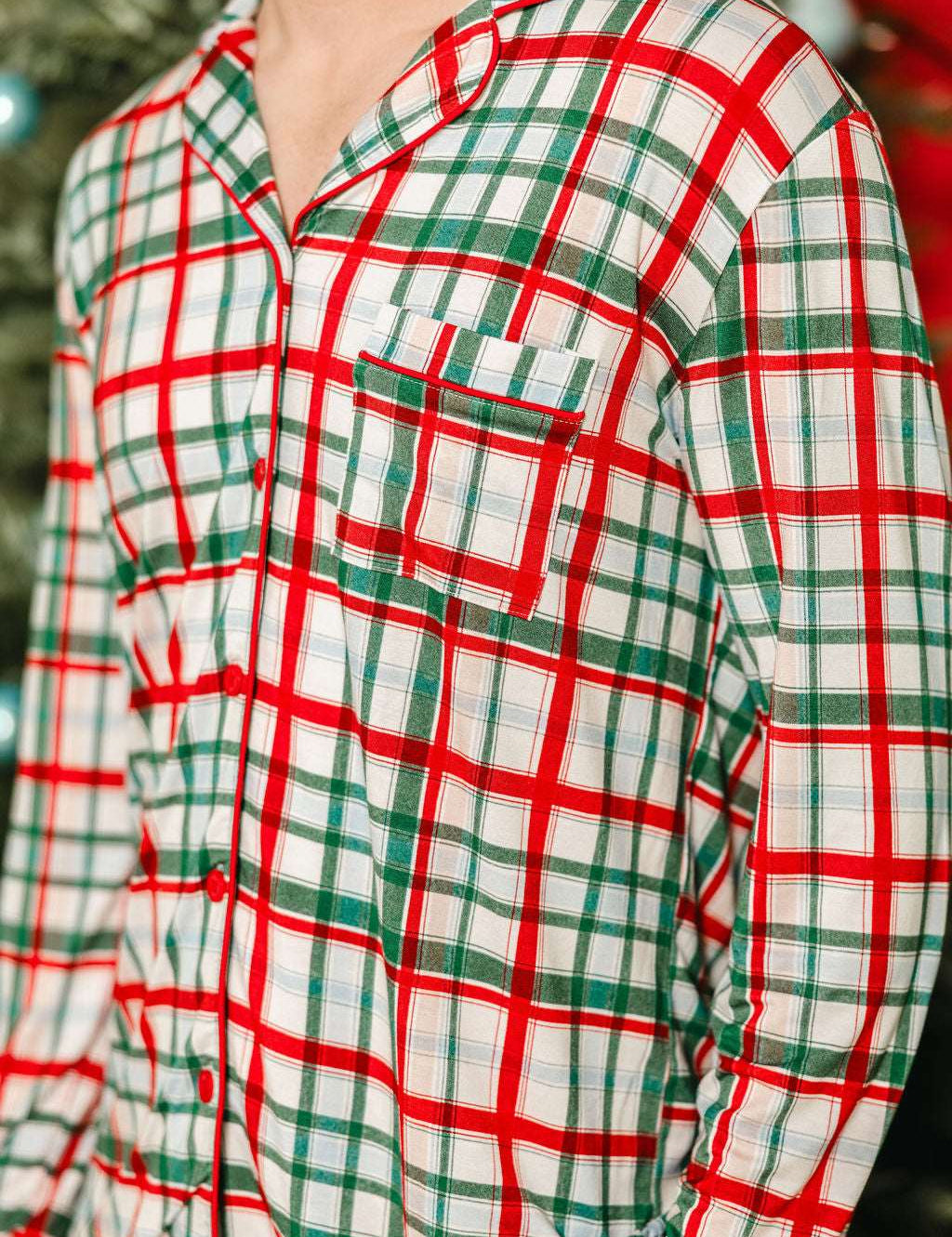 LPC X Tiffany Houghton Christmas Plaid Mens Set