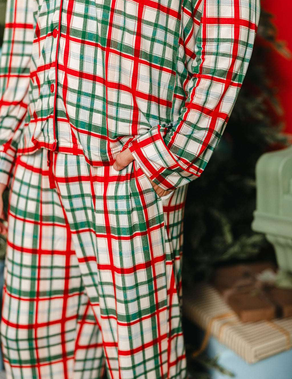 LPC X Tiffany Houghton Christmas Plaid Mens Set