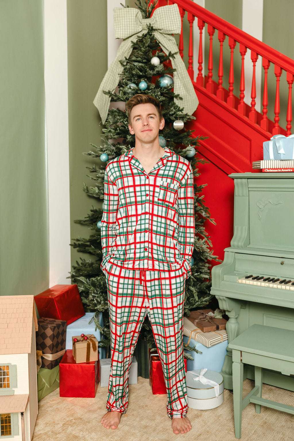 LPC X Tiffany Houghton Christmas Plaid Mens Set