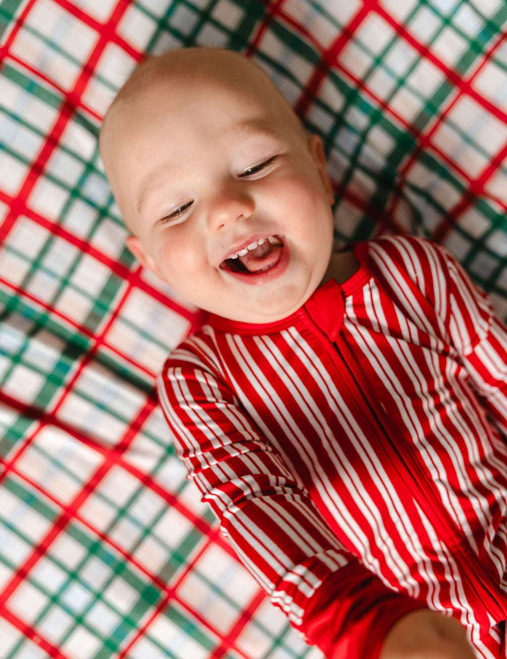 LPC X Tiffany Houghton Christmas Plaid Plush Blanket