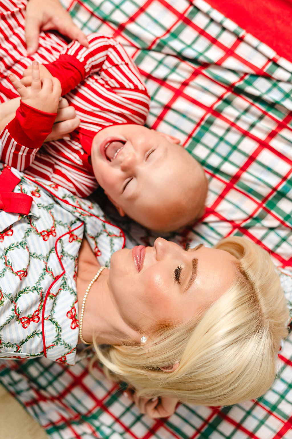 LPC X Tiffany Houghton Christmas Plaid Plush Blanket