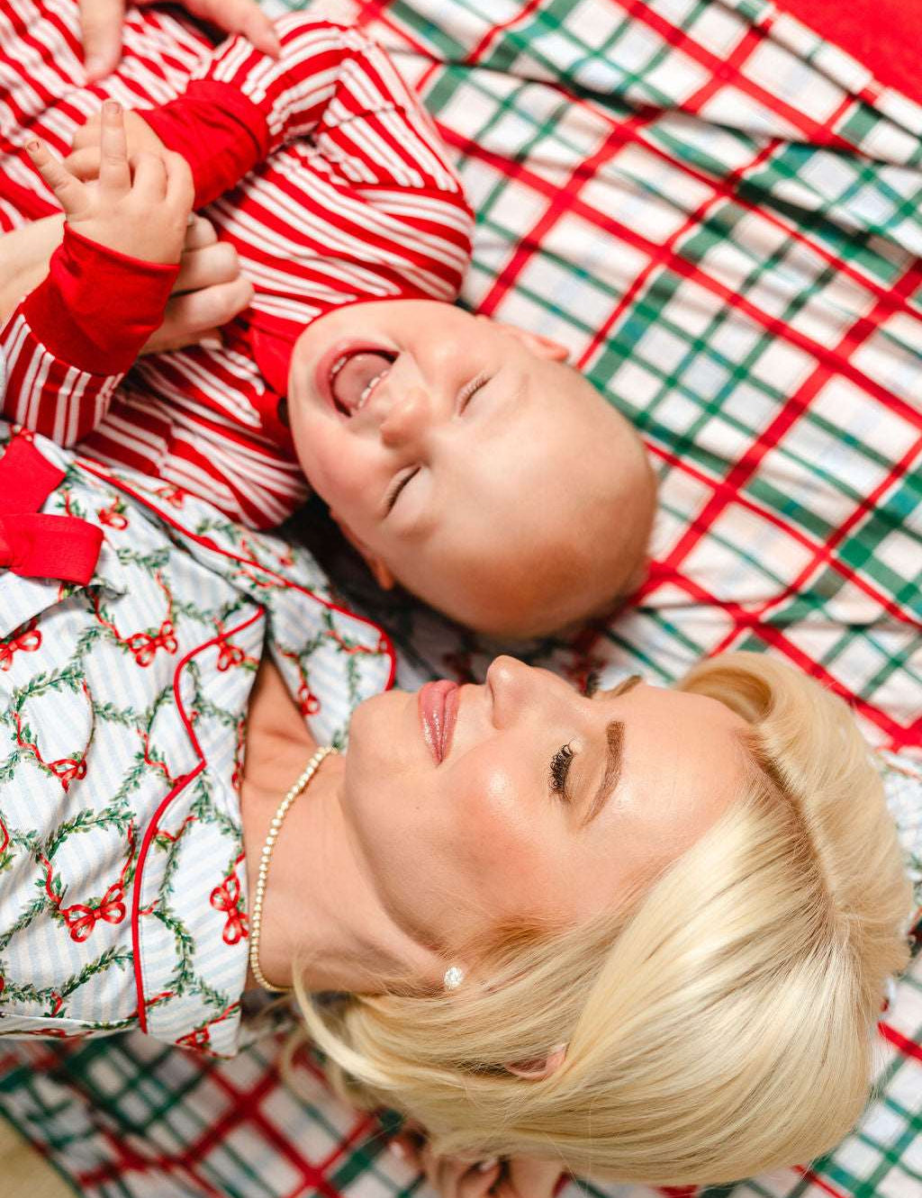 LPC X Tiffany Houghton Christmas Plaid Plush Blanket