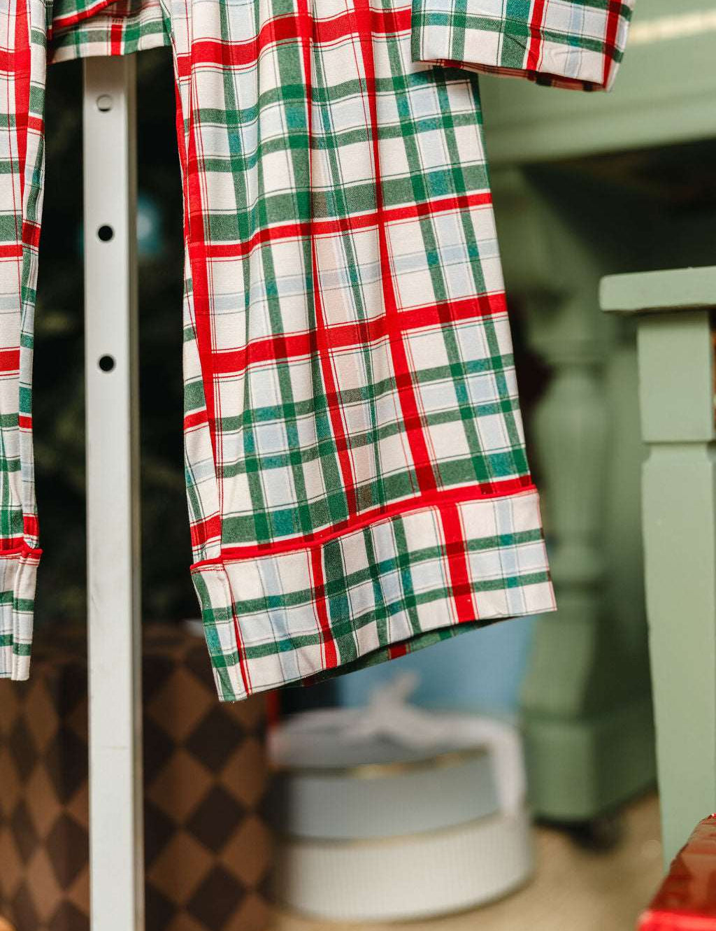 LPC X Tiffany Houghton Christmas Plaid Kids Button Down Set