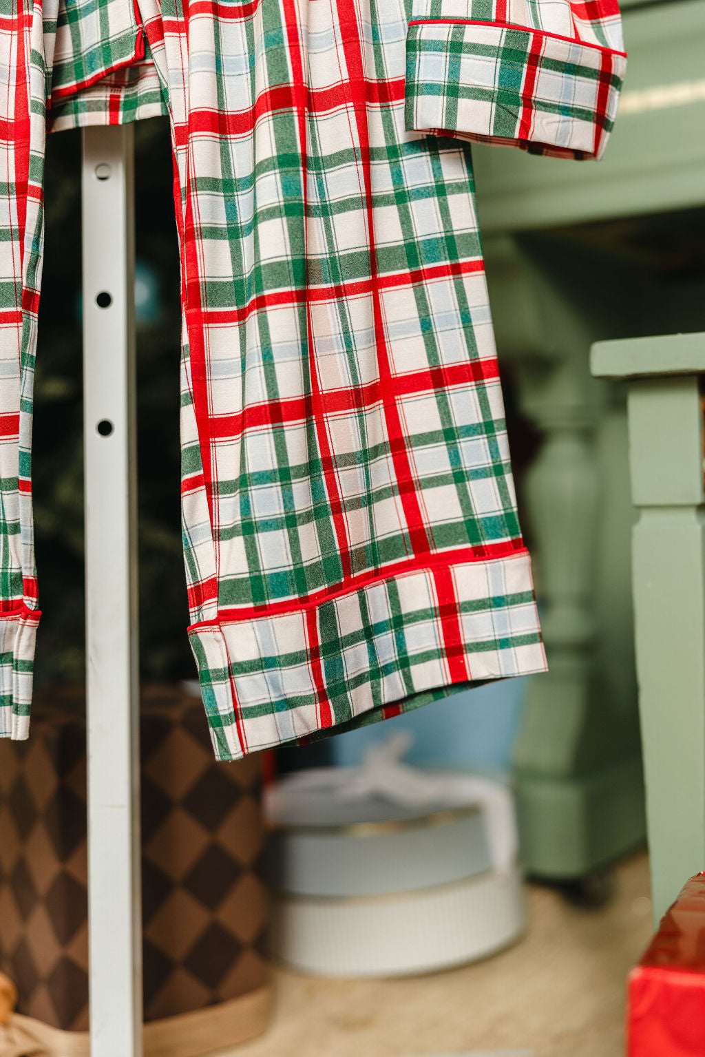 LPC X Tiffany Houghton Christmas Plaid Kids Button Down Set