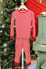 LPC X Tiffany Houghton Candy Cane Lane Two Piece Pajama Set
