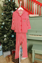 LPC X Tiffany Houghton Candy Cane Lane Kids Button Down Set