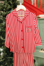 LPC X Tiffany Houghton Candy Cane Lane Kids Button Down Set