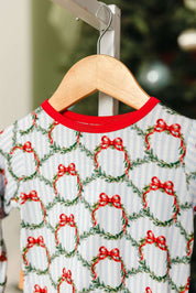 LPC X Tiffany Houghton Wreaths and Ribbons Two Piece Pajama Set