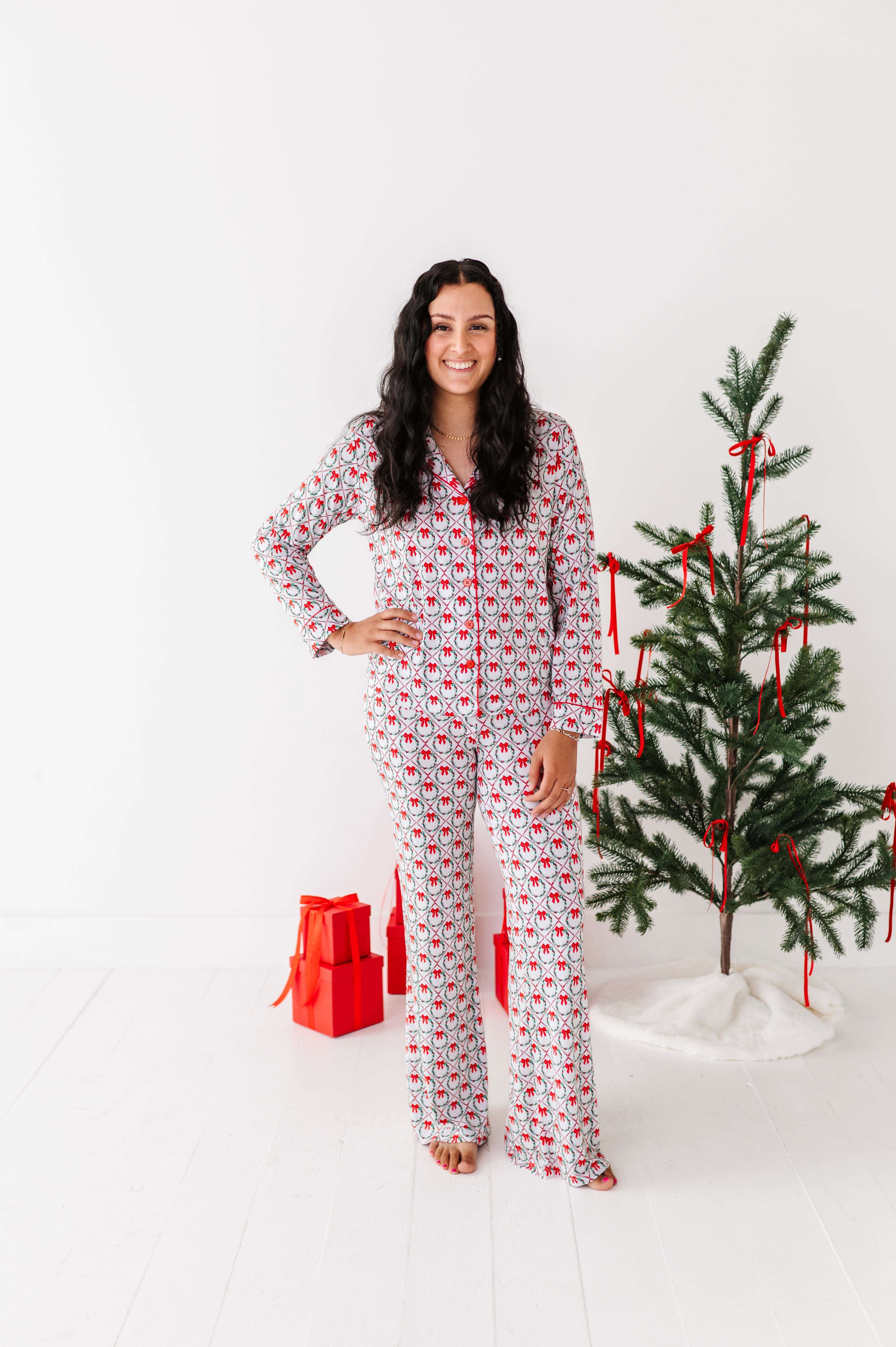 Holiday Wreaths Women's Flare Set