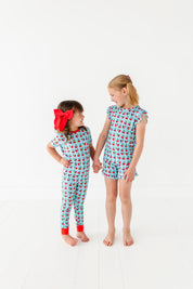Cherries Ruffle Short Set