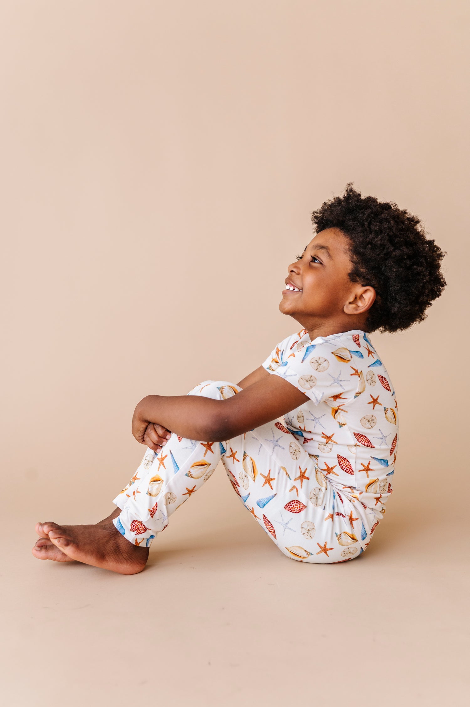 Sea Shells Two Piece Pajama Set