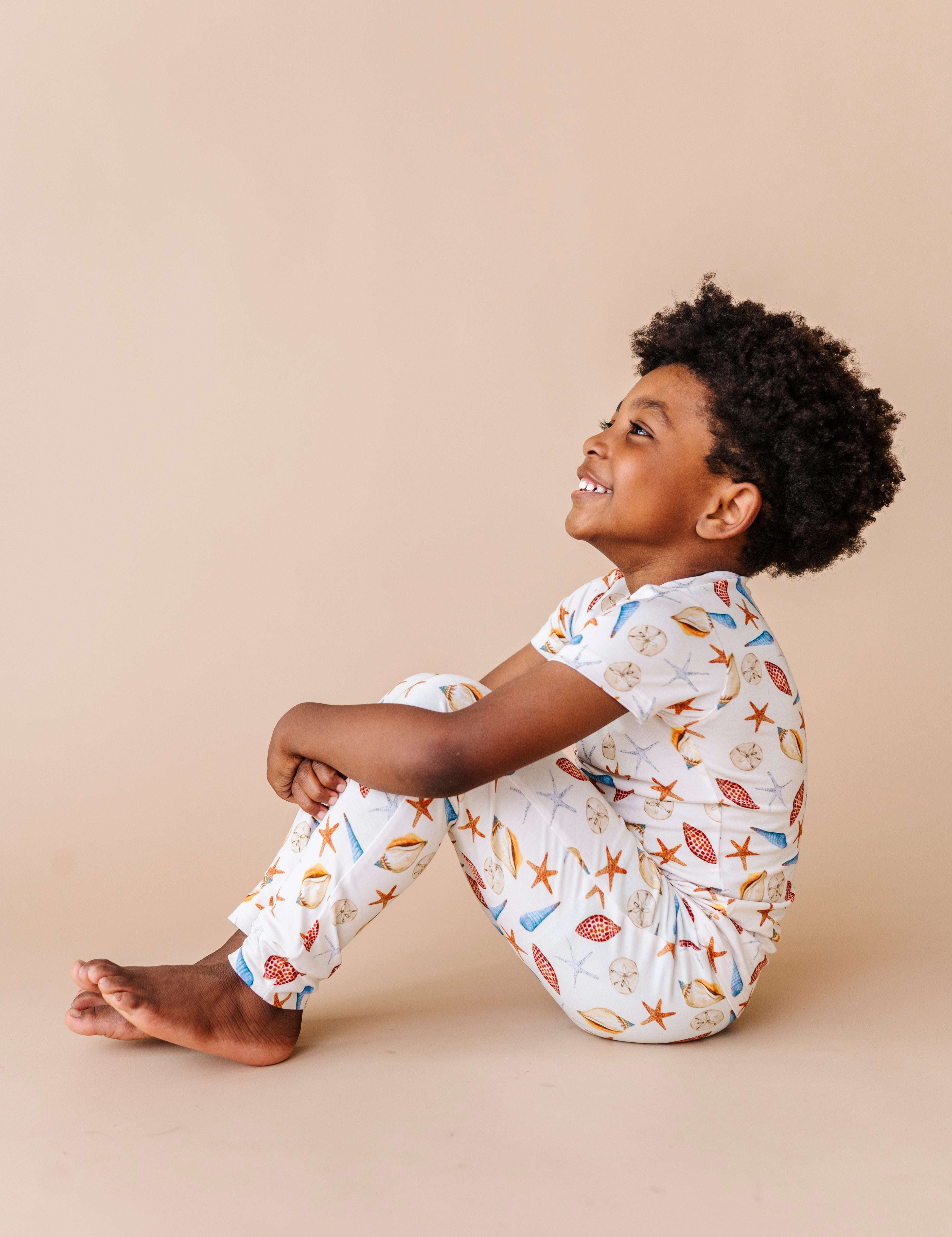 Sea Shells Two Piece Pajama Set
