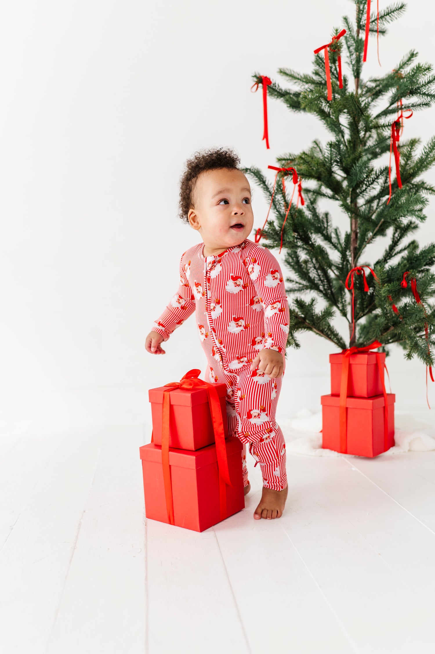 Santa and Cookie Zipper Onesie