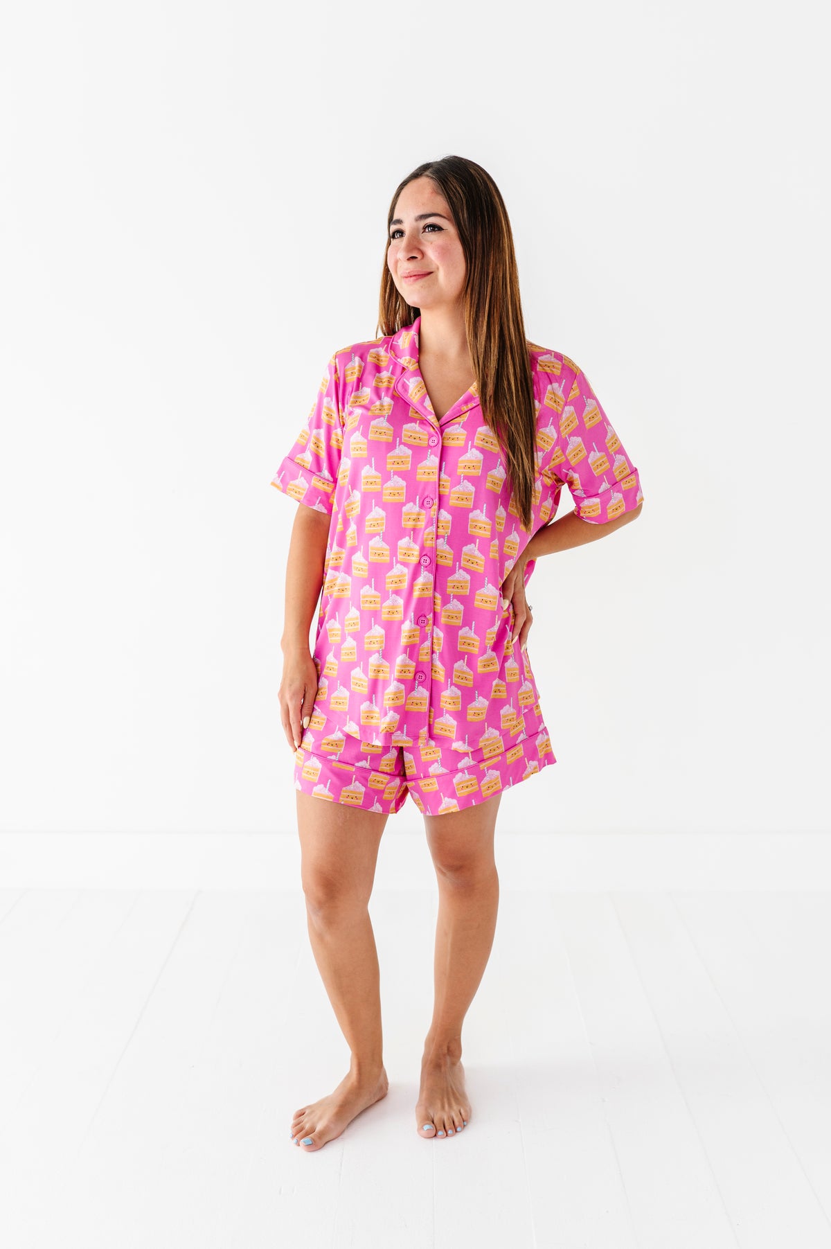 Birthday Cake Pink Women's Set