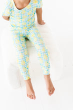 Load image into Gallery viewer, Chick Blue Gingham Two Piece Long Set
