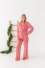 Load image into Gallery viewer, Santa and Cookie Women&#39;s Button Down Set
