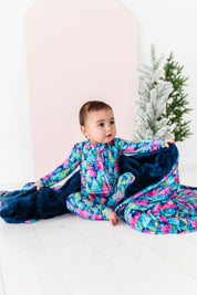 Colorful Pine Trees Zipper Onesie