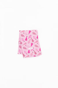 Pink Pine Tree Swaddle