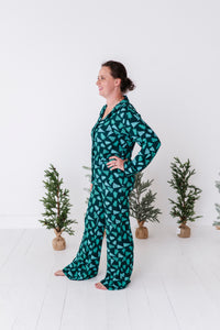 Green Pine Tree Women's Flare Set