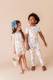 Sea Shells Two Piece Pajama Set