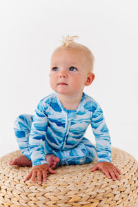 Surfs Convertible Foot Onesie