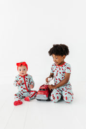 Fire Truck Two Piece Pajama Set