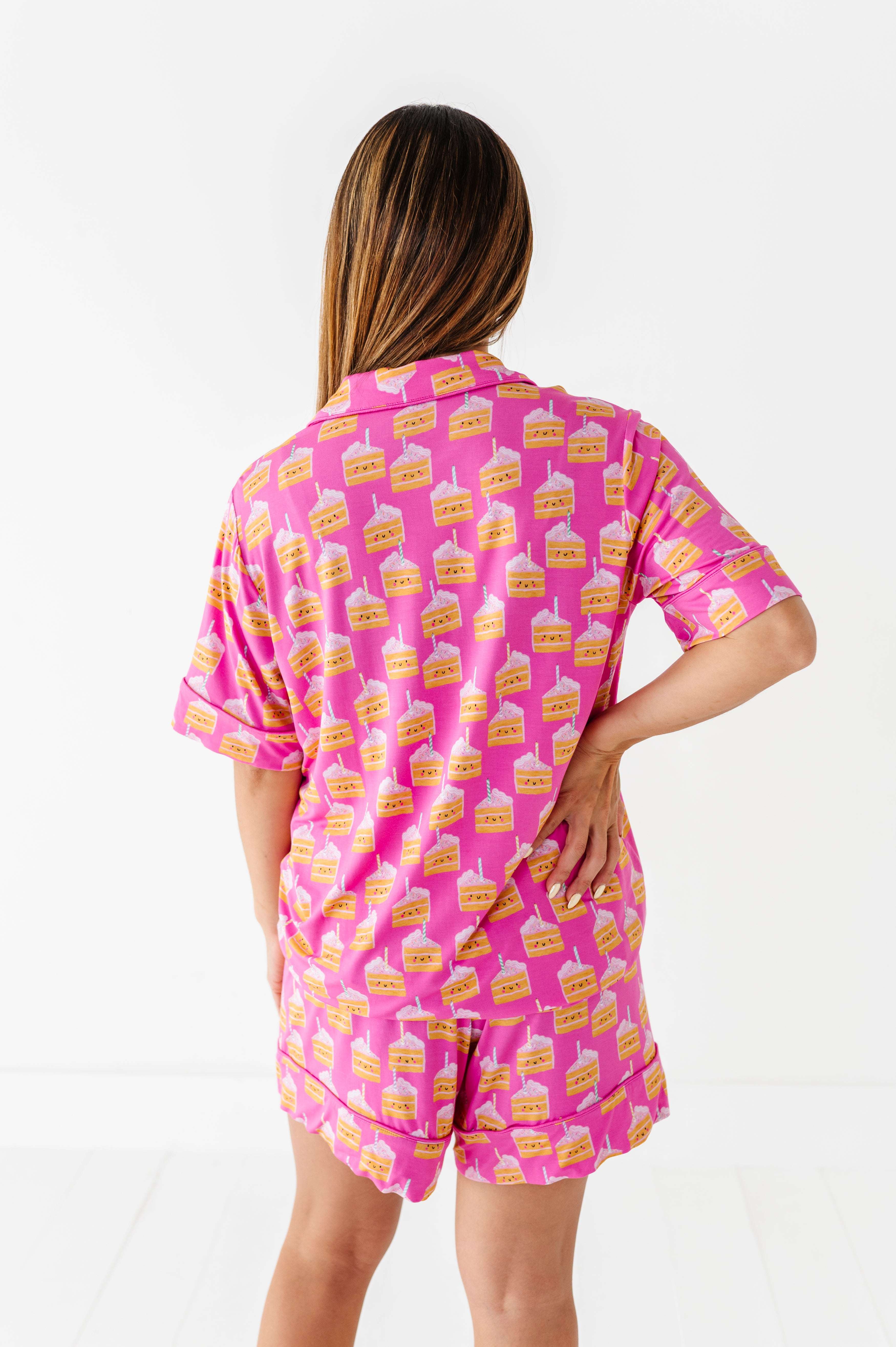 Birthday Cake Pink Women's Set