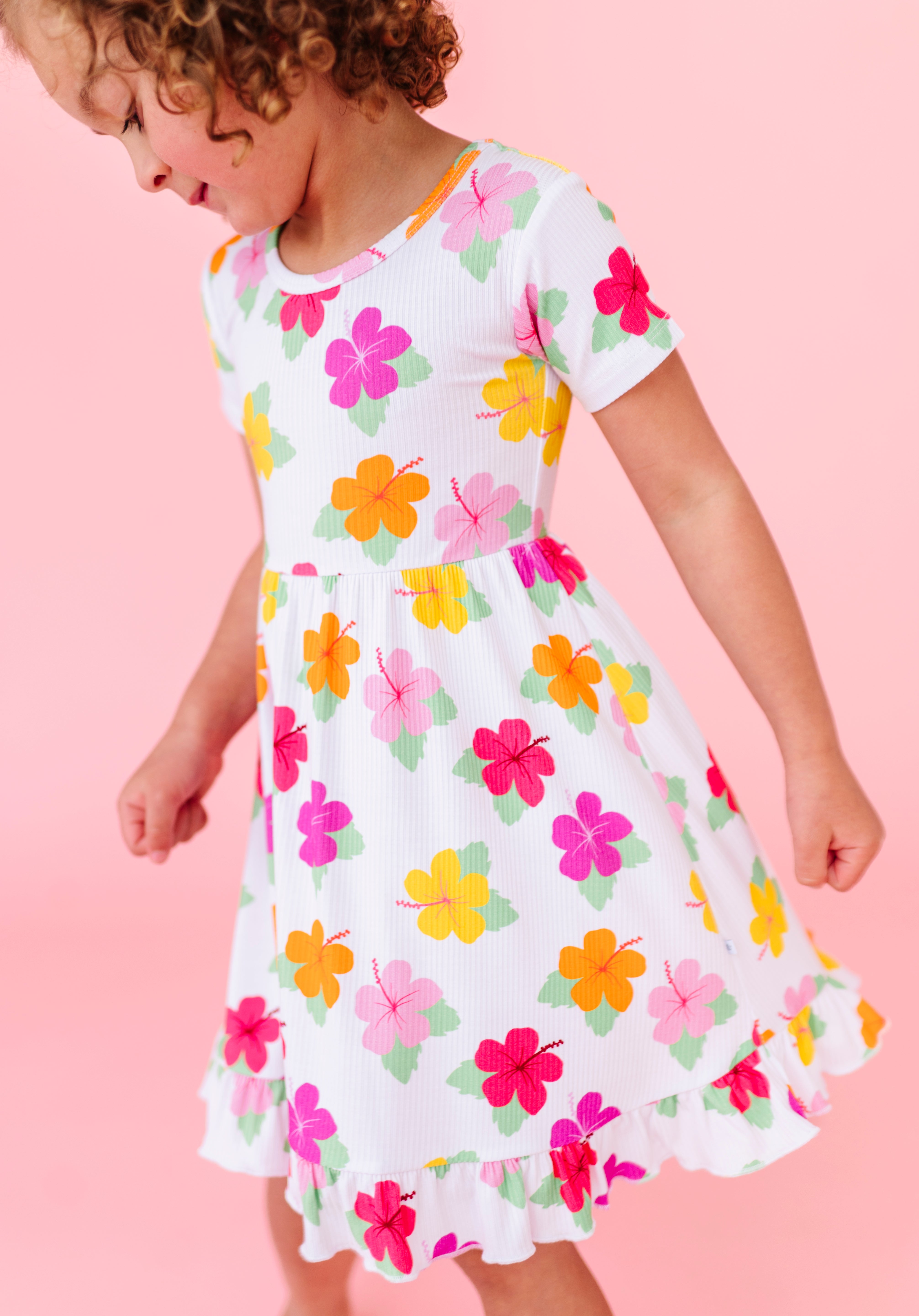 Hawaiian Flower Dress