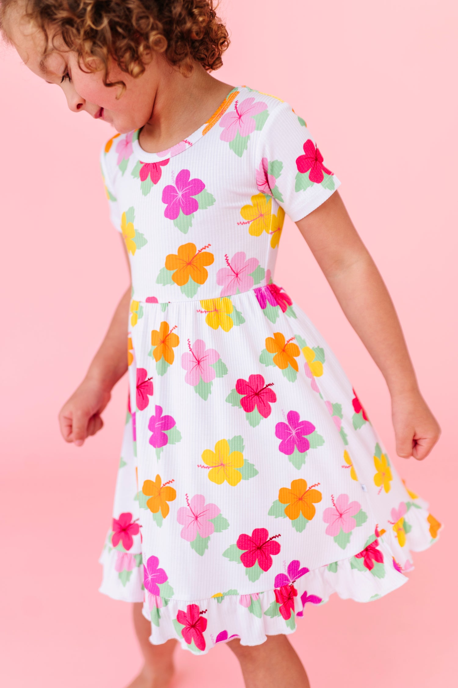 Hawaiian Flower Dress