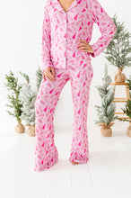 Load image into Gallery viewer, Pink Pine Tree Women&#39;s Flare Set
