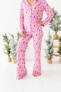 Pink Pine Tree Women's Flare Set