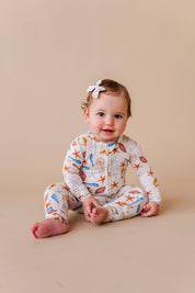 Sea Shells Zipper Onesie