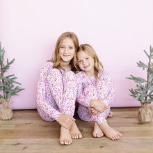Load image into Gallery viewer, Pink Candy Cane Two-piece Long Set
