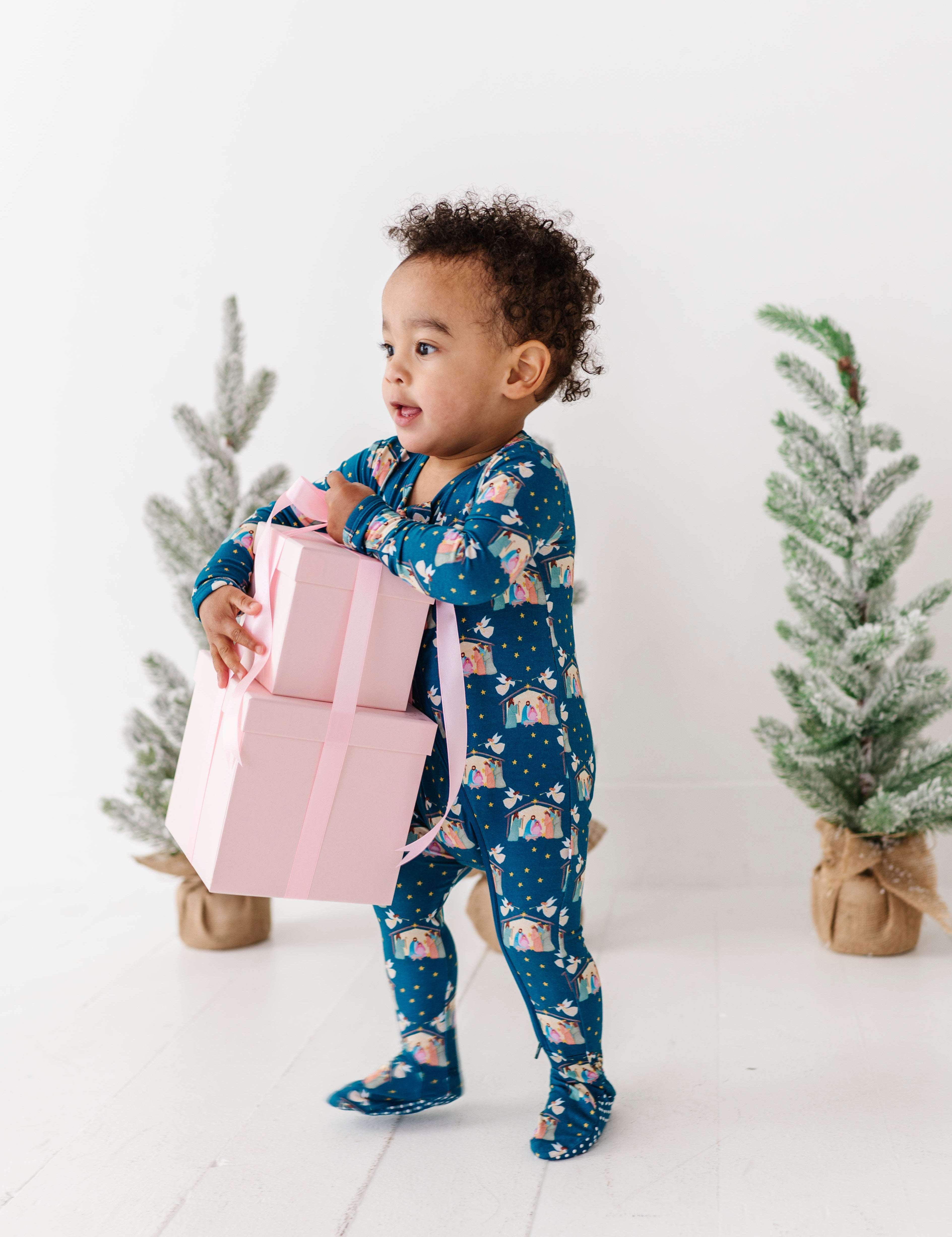 Nativity Zipper Onesie
